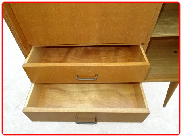 buffet vintage bois massif 1950