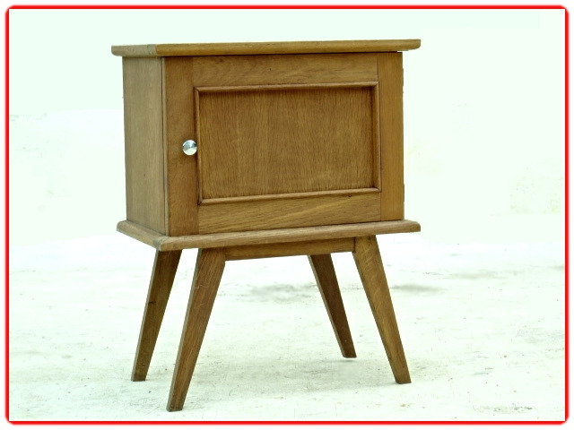 chevet vintage d'occasion rénové bois massif