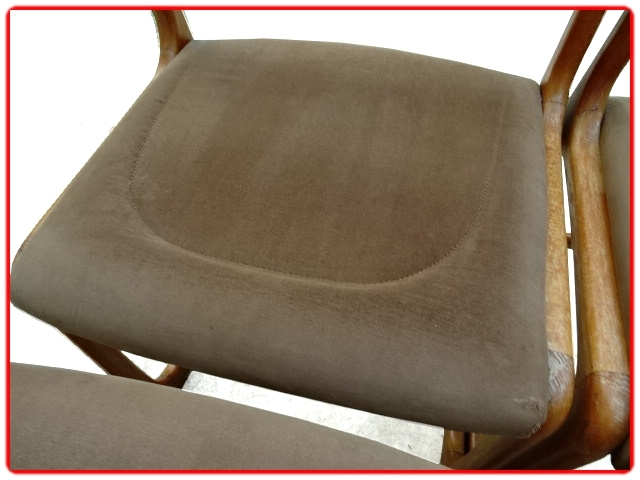 Chaises Traineaux Baumann vintage