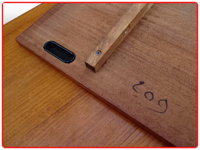 Table en teck LB scandinave vintage 1960