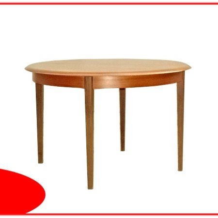 table de repas vintage scandinave teck