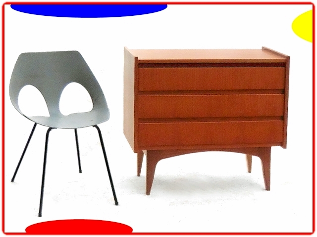 commode scandinave teck
