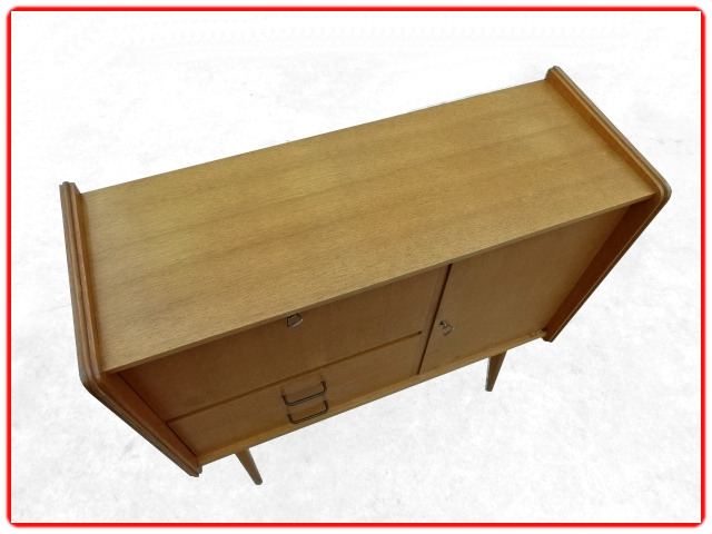 Buffet vintage bois massif