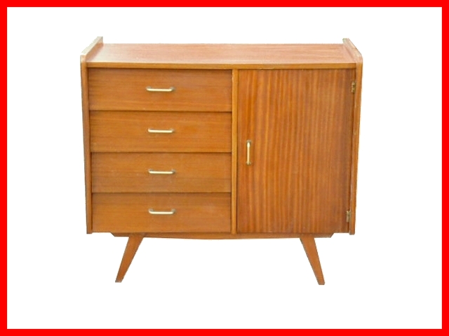 commode buffet sous vasque vintage