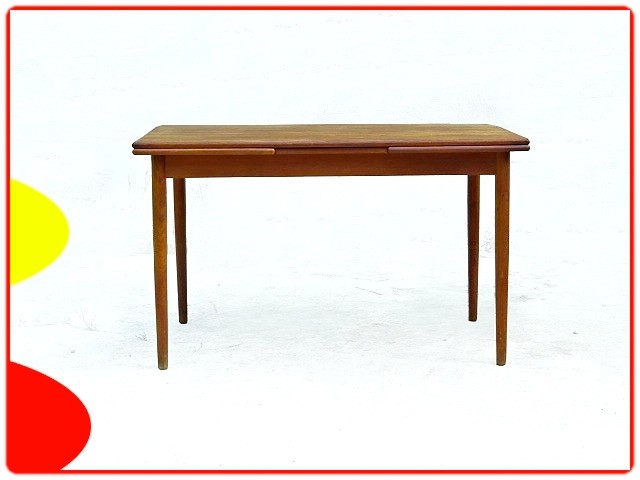 table danoise Verner Pedersen en teck scandinave 1950