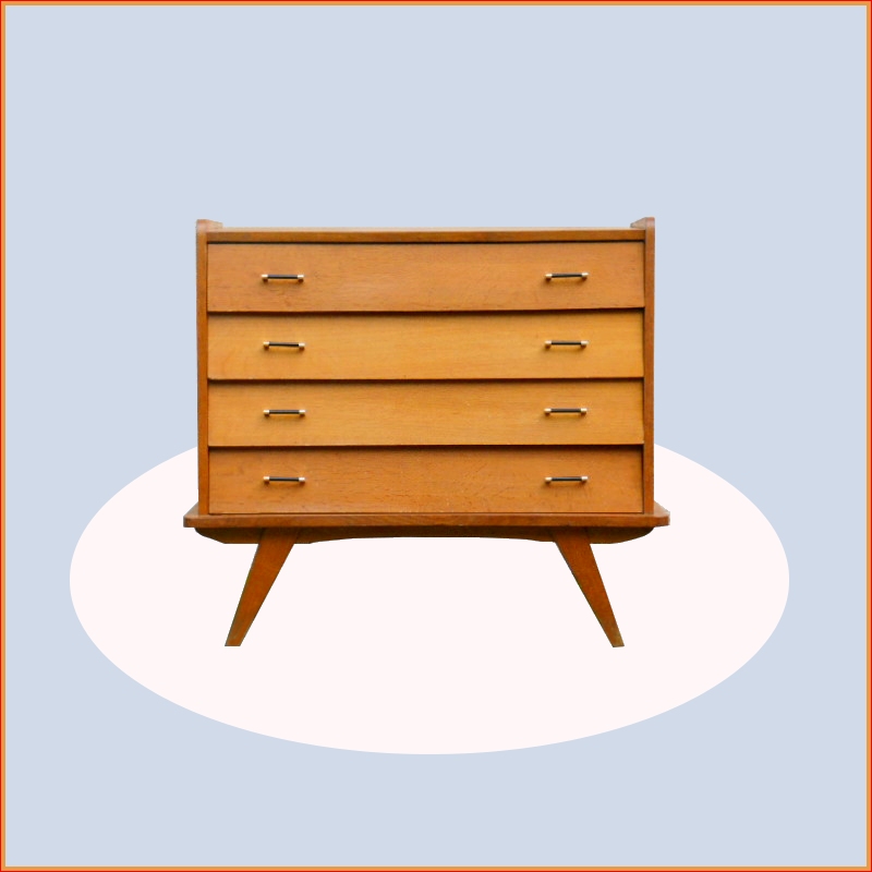 commode meuble sous vasque vintage