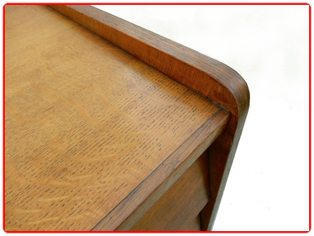 commode vintage bois clair doré