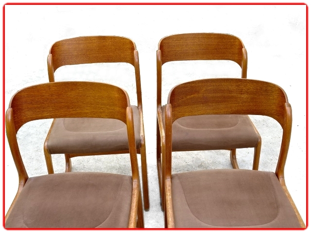 Chaises Baumann vintage Luges Traineau