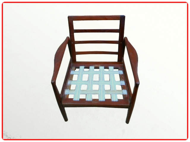 Fauteuil scandinave rénové