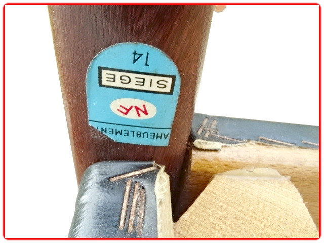 chaises vintage scandinave palissandre