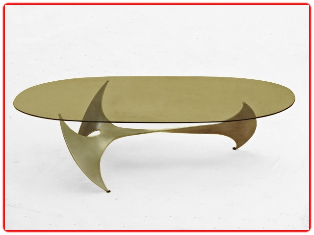 Table basse design Hélice 1960
