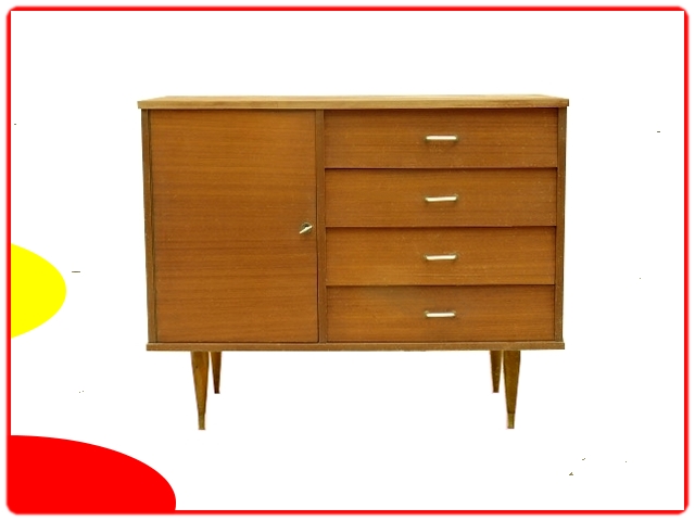 meuble sous vasque vintage