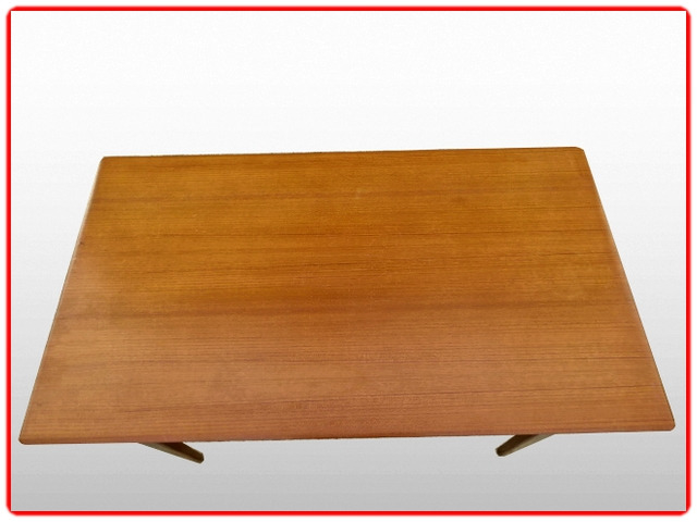 Table extensible LB teck vintage 1960