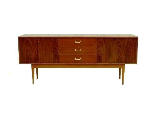 Enfilade vintage Uniflex teck et palissandre