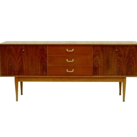 Enfilade Uniflex vintage scandinave teck palissandre