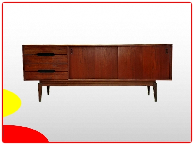 enfilade en teck scandinave 1960