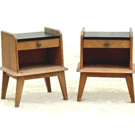 Paire tables de chevet vintage Vie Antérieure 79