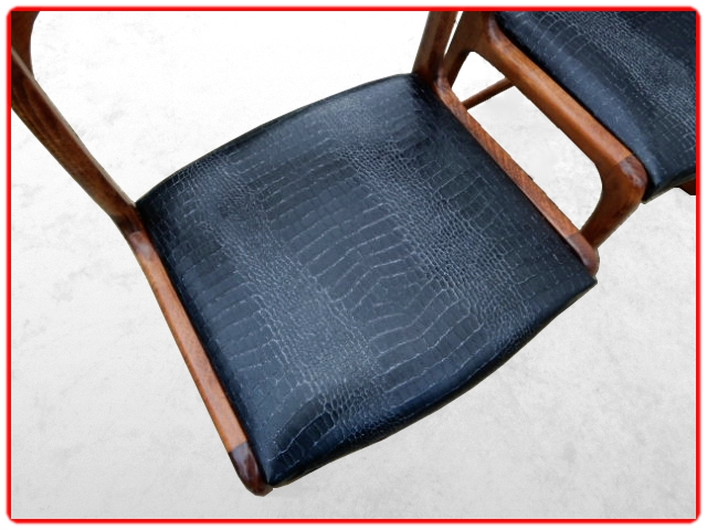 Chaises Traineaux Baumann vintage