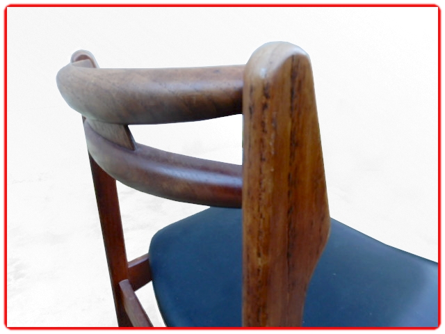 Chaises samcom danemark teck 1960
