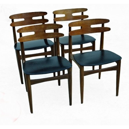 Chaises Andersen en teck danois 1960
