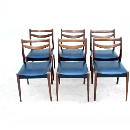 chaises scandinaves en palissandre