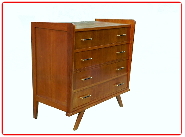 Commode vintage d'occasion pieds compas