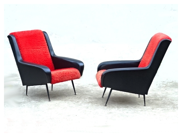 Fauteuils par Erton design vintage 1960