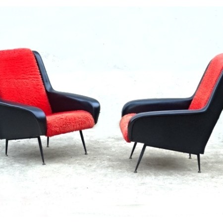 Fauteuils par Erton design vintage 1960