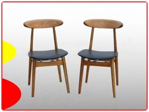 chaises Thonet vintage 1950