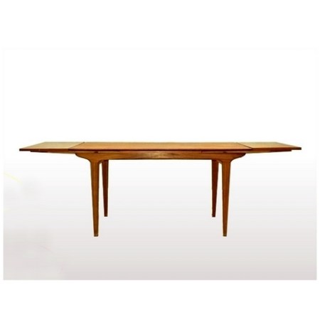 table à manger LB scandinave vintage teck 1960.