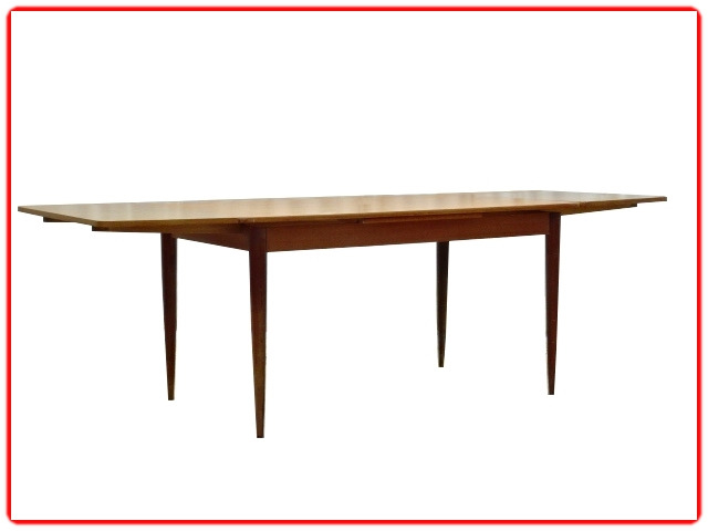 Table à manger extensible teck 1960 vintage