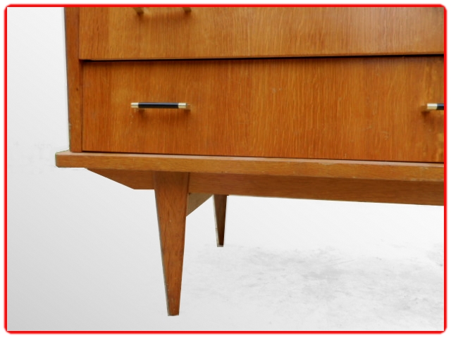 Commode vintage bois massif