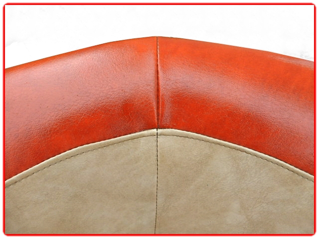Canapé fauteuils ottoman vintage 1970