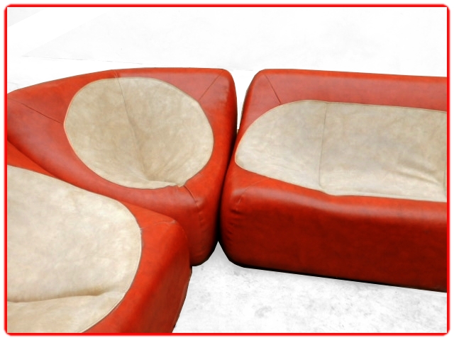 Canapé modulable 1970 vintage seventies
