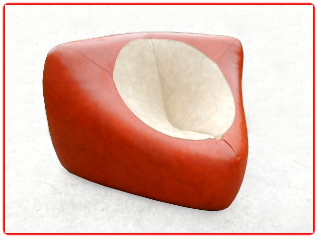 Canapé d'angle modulable rétro 1970