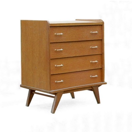 Commode vintage pieds compas