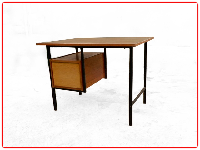 Bureau moderniste bois métal