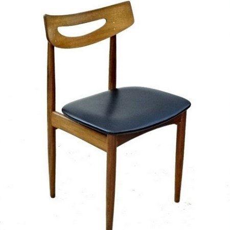 Chaises teck Harry Walter Klein Danemark