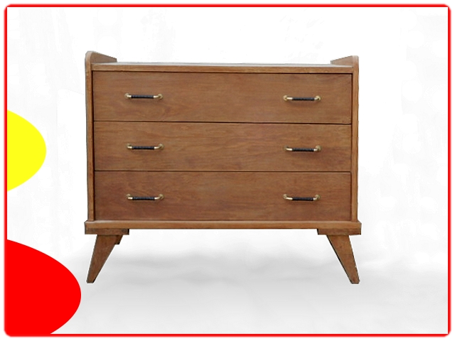 Commode vintage 1950 bois massif