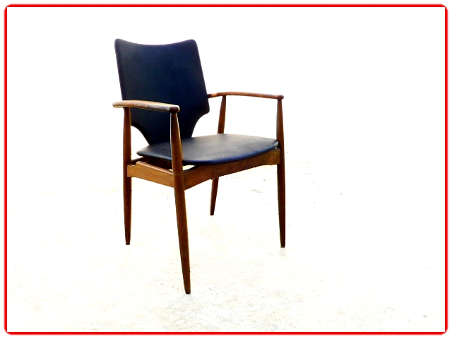 Fauteuil en teck scandinave