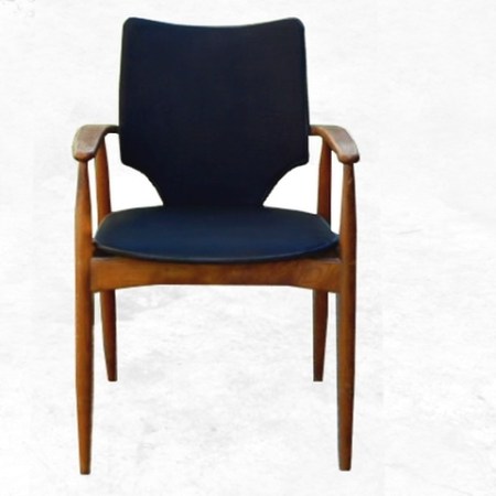 Fauteuil scandinave teck 1960