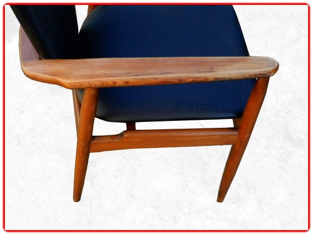 Fauteuil scandinave teck