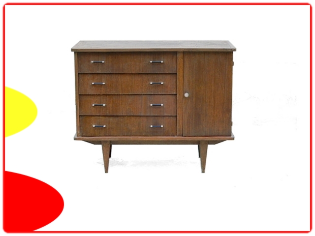 Commode vintage 1950 chêne