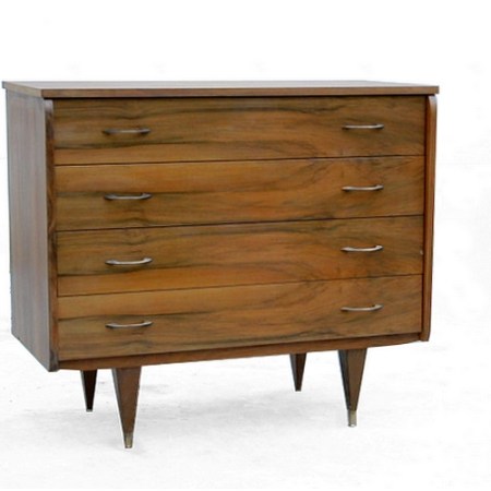 commode vintage en noyer