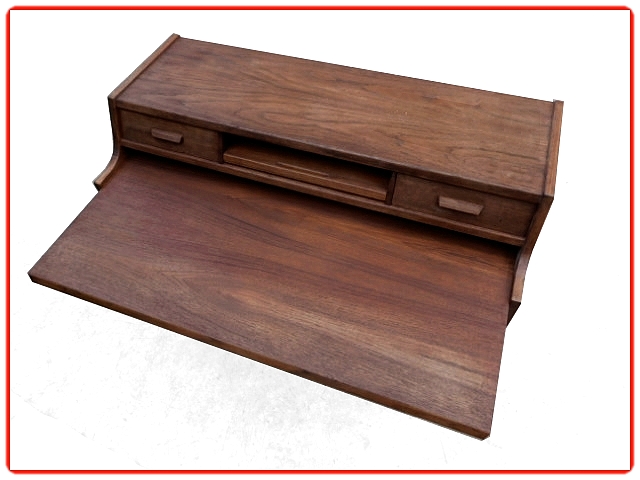 Secrétaire commode danoise Arne Wahl Iversen 1960 teck