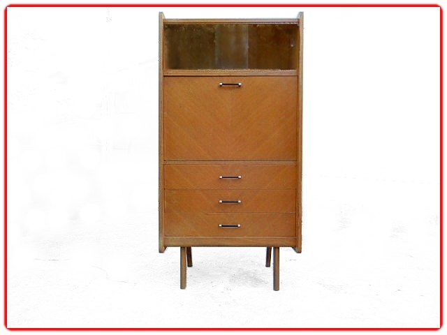Secrétaire vintage bois massif