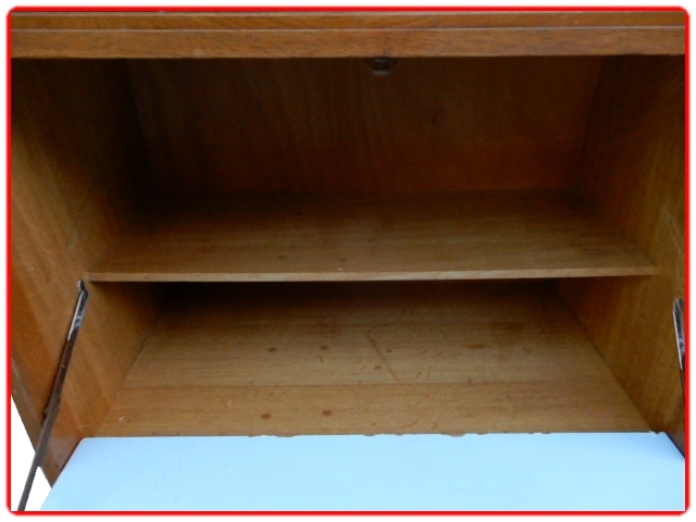 Secrétaire vintage bois clair 1950