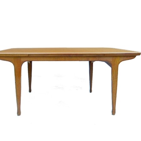 Table de repas teck Tricoire & Vecchione Meubles tv Paris