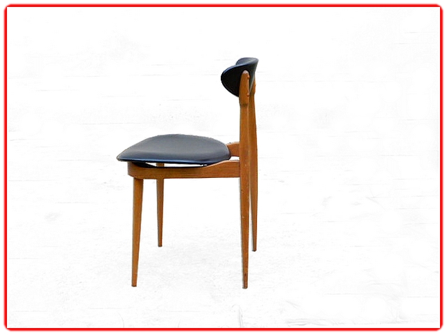 Chaises Baumann Licorne vintage 1960