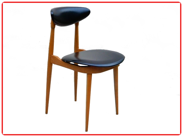 Chaises Baumann Licorne vintage 1960